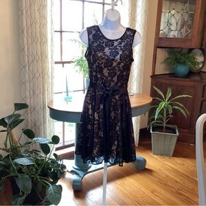 Dj Jaz Chic Black Lace Cocktail Dress